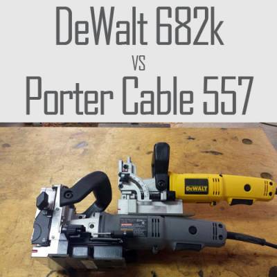 Head To Head Plate Joiner Review: DeWalt 682k Vs. Porter Cable 557
